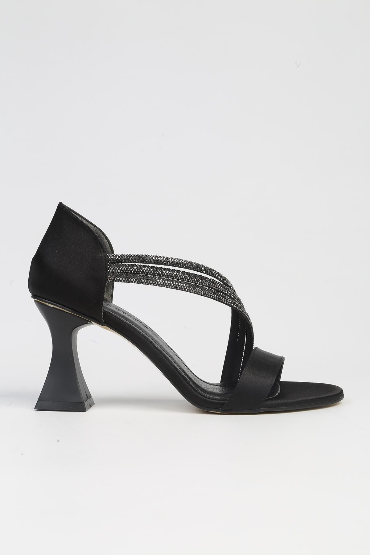Pierre Cardin ® | PC-53009- 3691 Siyah-Kadın Topuklu Ayakkabı