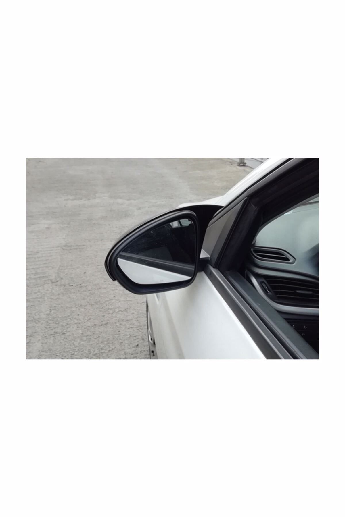 EzBer Aksesuar Fiat Egea Yarasa Ayna Kapağı Piano Black Batman 2015 Sonrası Sedan Hb