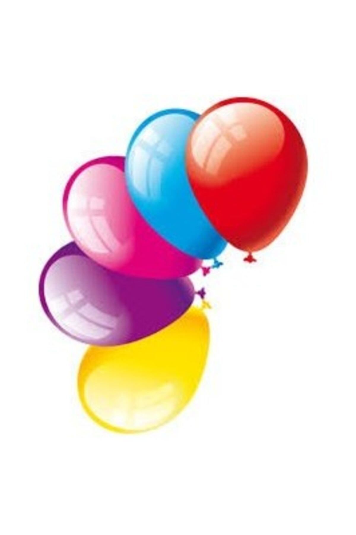 PARTİ KRALLIĞI Elite Balon 20 Adet Balon 12 Inç Metalik Parti Süsleme Kırmızı ( 25 cm x 30 cm)