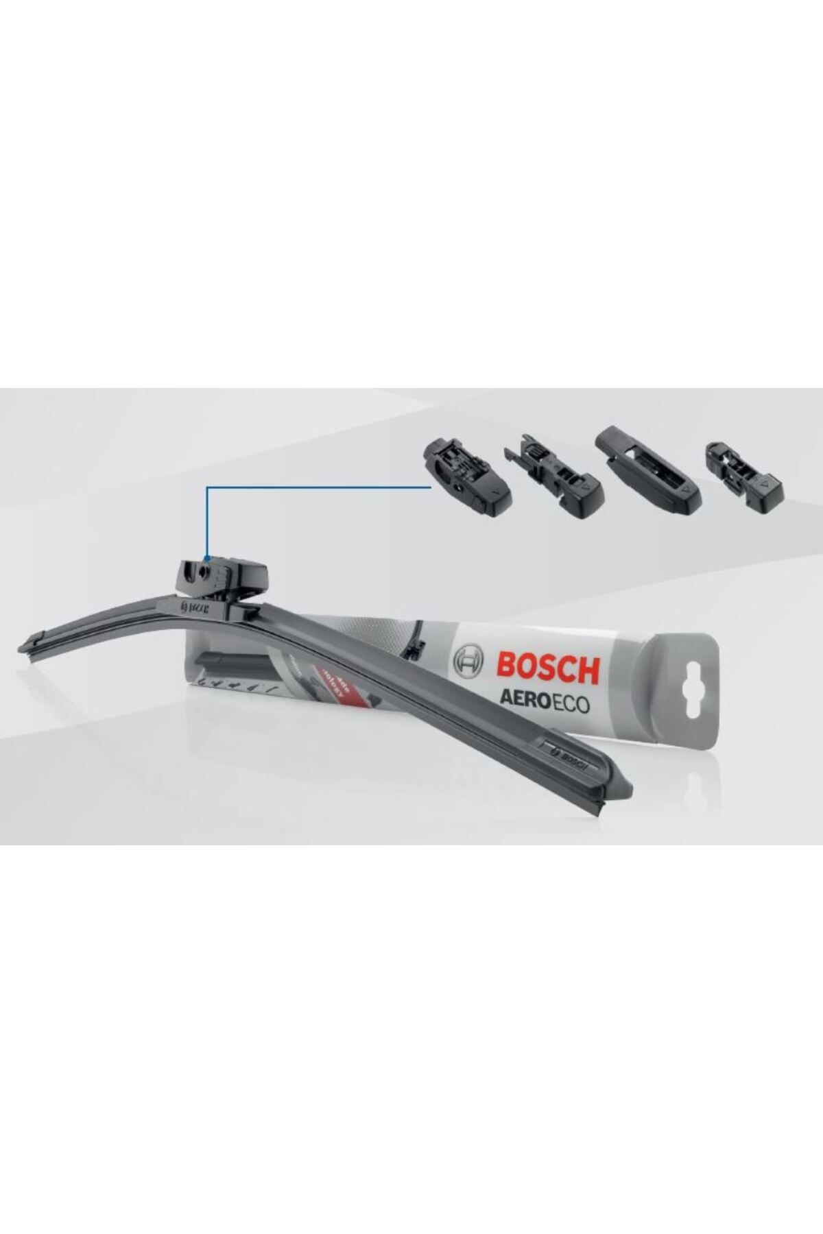 Bosch SİLECEK SÜPÜRGESİ AEROECO MUZ TİPİ 550MM UNIVERSAL 4 APARATLI AE550 274097