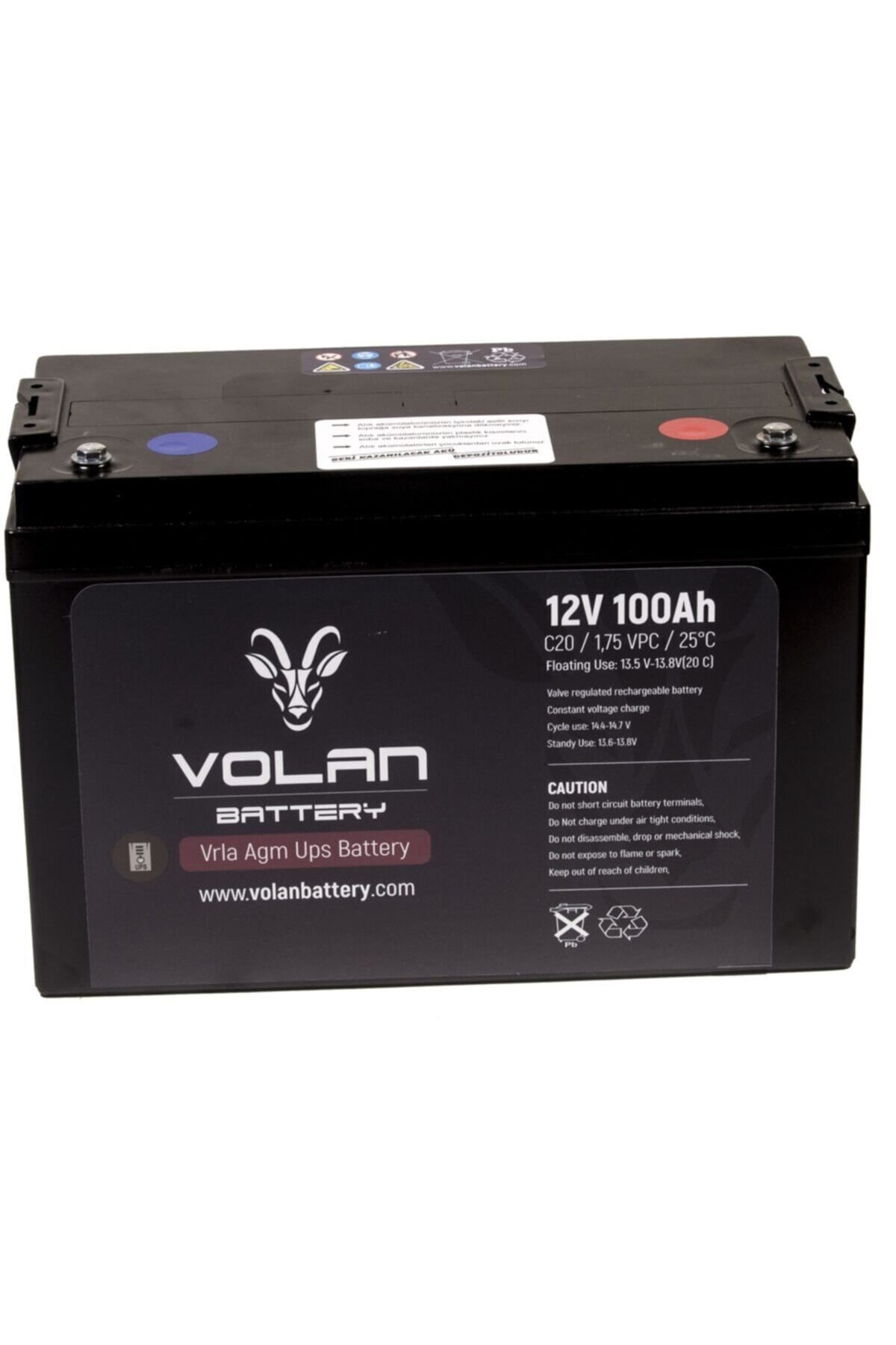 Volan Battery 12 Volt 100 Amper Kuru Akü