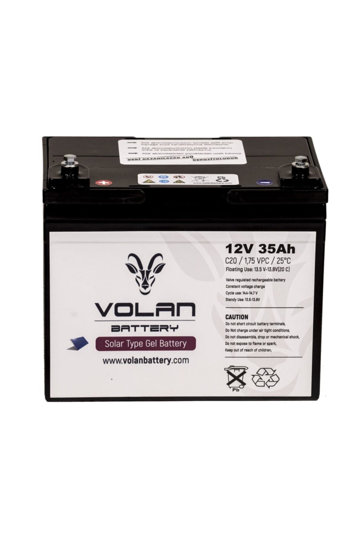 Volan Battery 12 Volt 35 Amper Solar Jel Akü