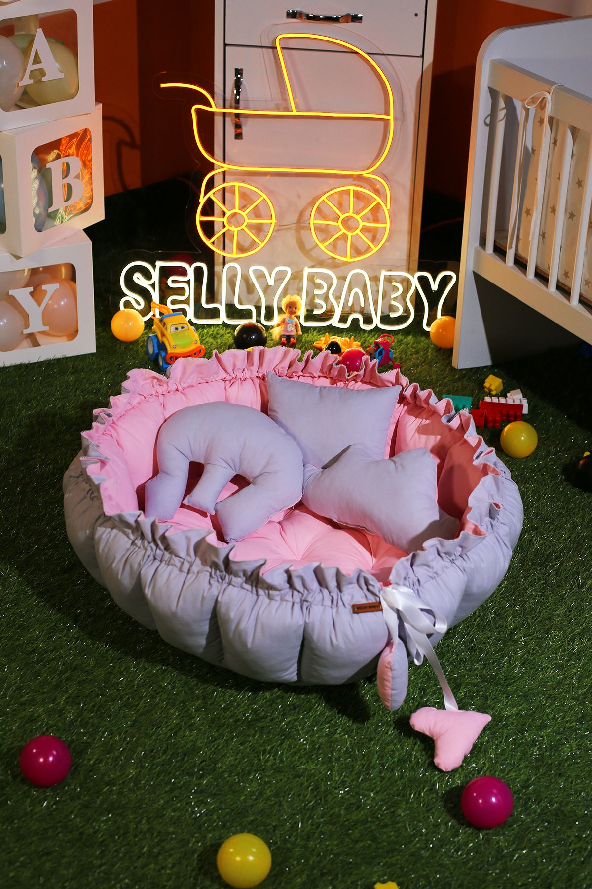 Selly Baby Çift Taraflı Açılır-kapanır Uyku Ve Oyun Minderi