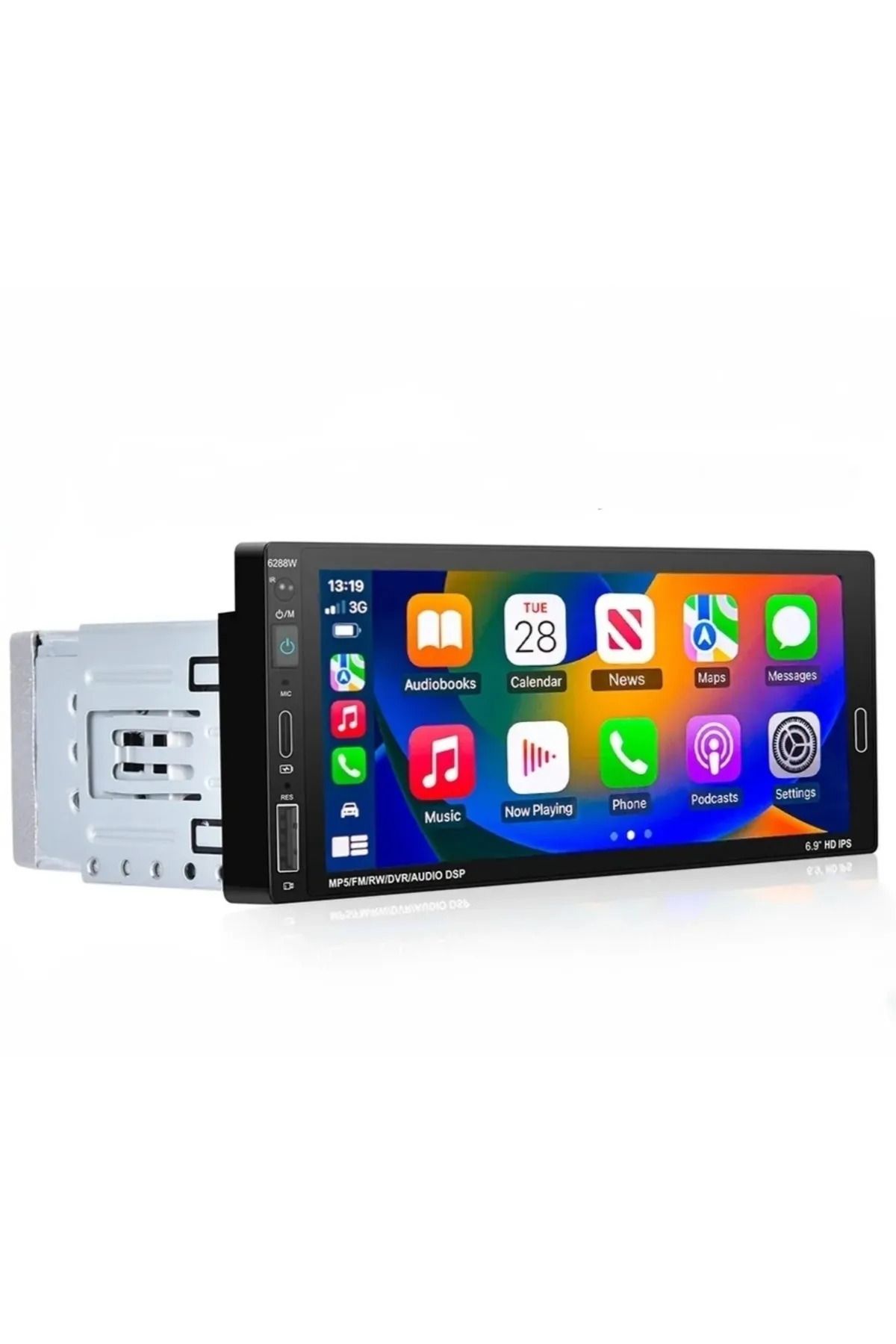 ClasKing Tofaş Uyumlu Android 13 6.9 Inch Carplay & Android Auto Özelllikli Tek Din Double Çevirme Tuşlu