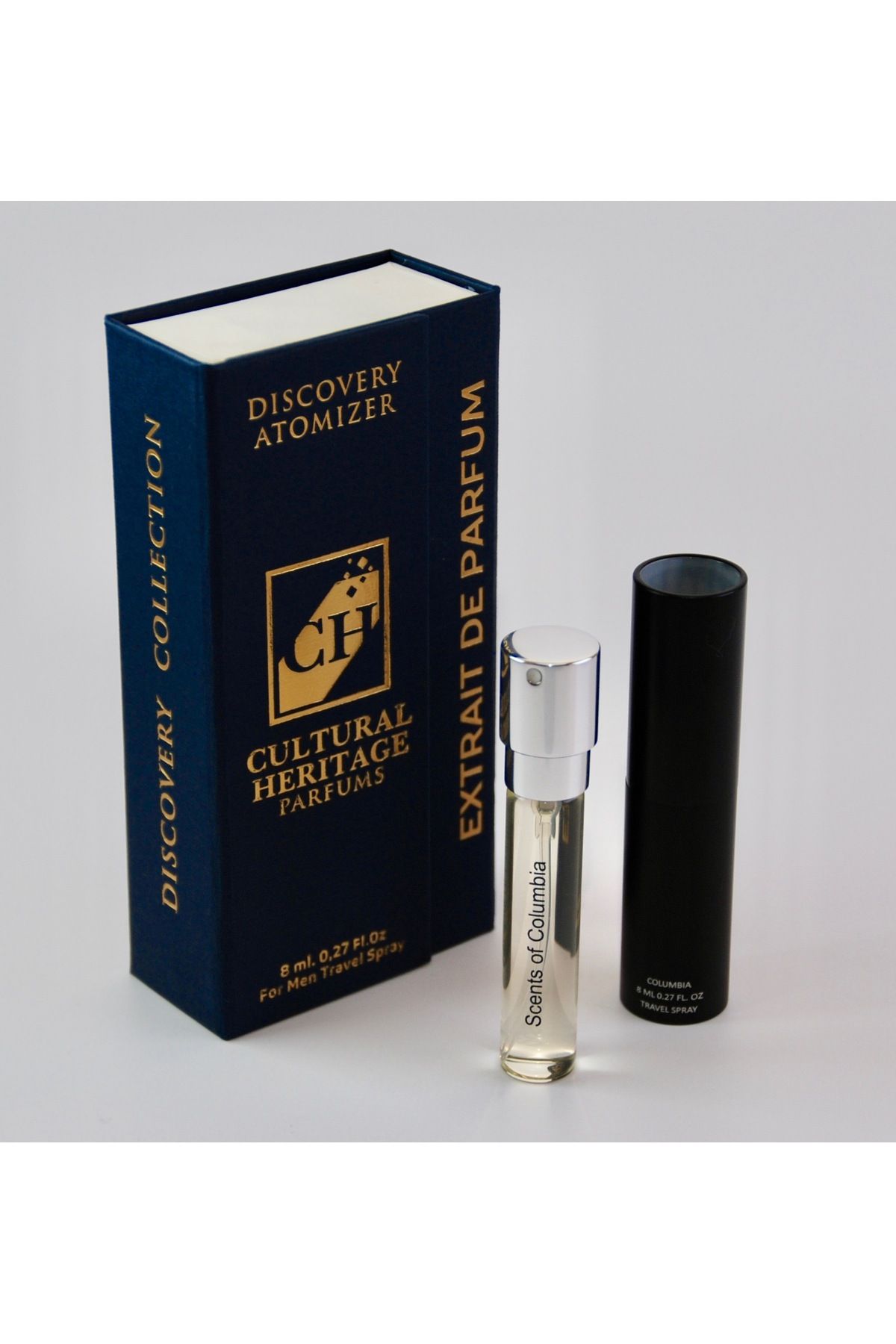 CH CULTURAL HERITAGE , Scents of Columbia Discovery Atomizer Travel Spray, For Men ,