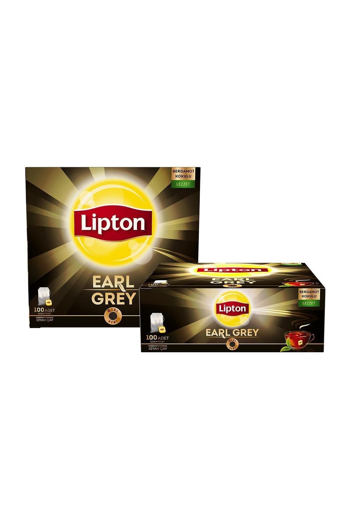 Lipton Earl Grey Bardak Poşet Cay 100'lü X 2 Adet