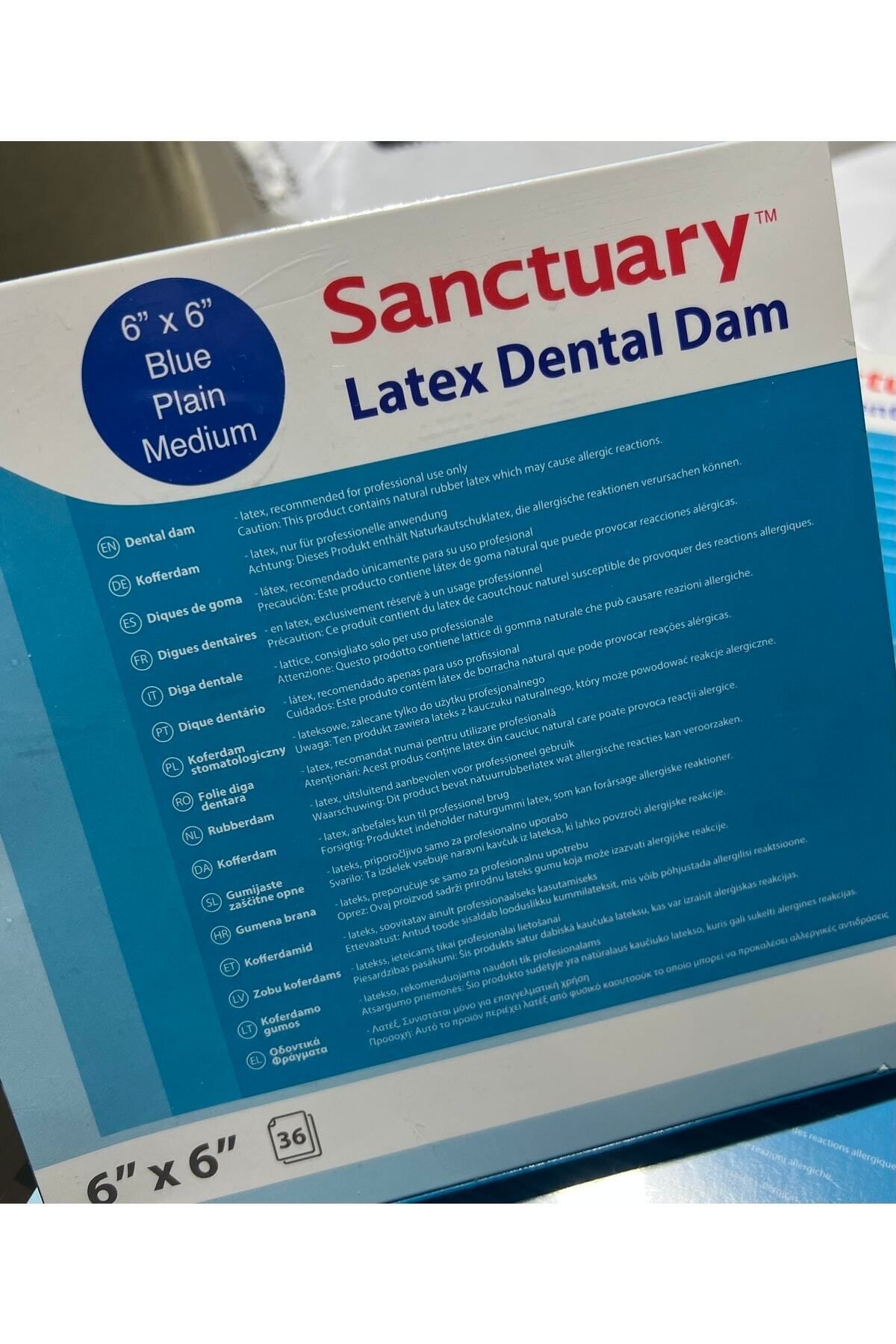 Sanctuary Rubberdam Lastiği Kopmaz Yırtılmaz 36lı