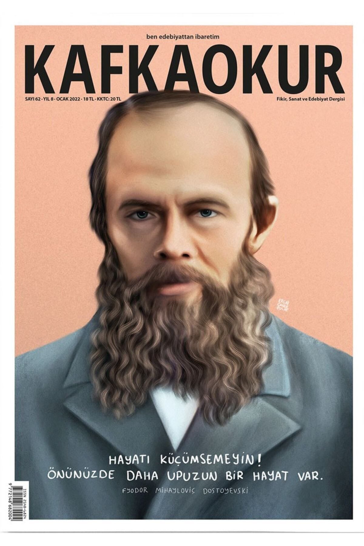 KafkaOkur Dergisi Kafkaokur Sayı 62 - Dostoyevski - Ocak 2022