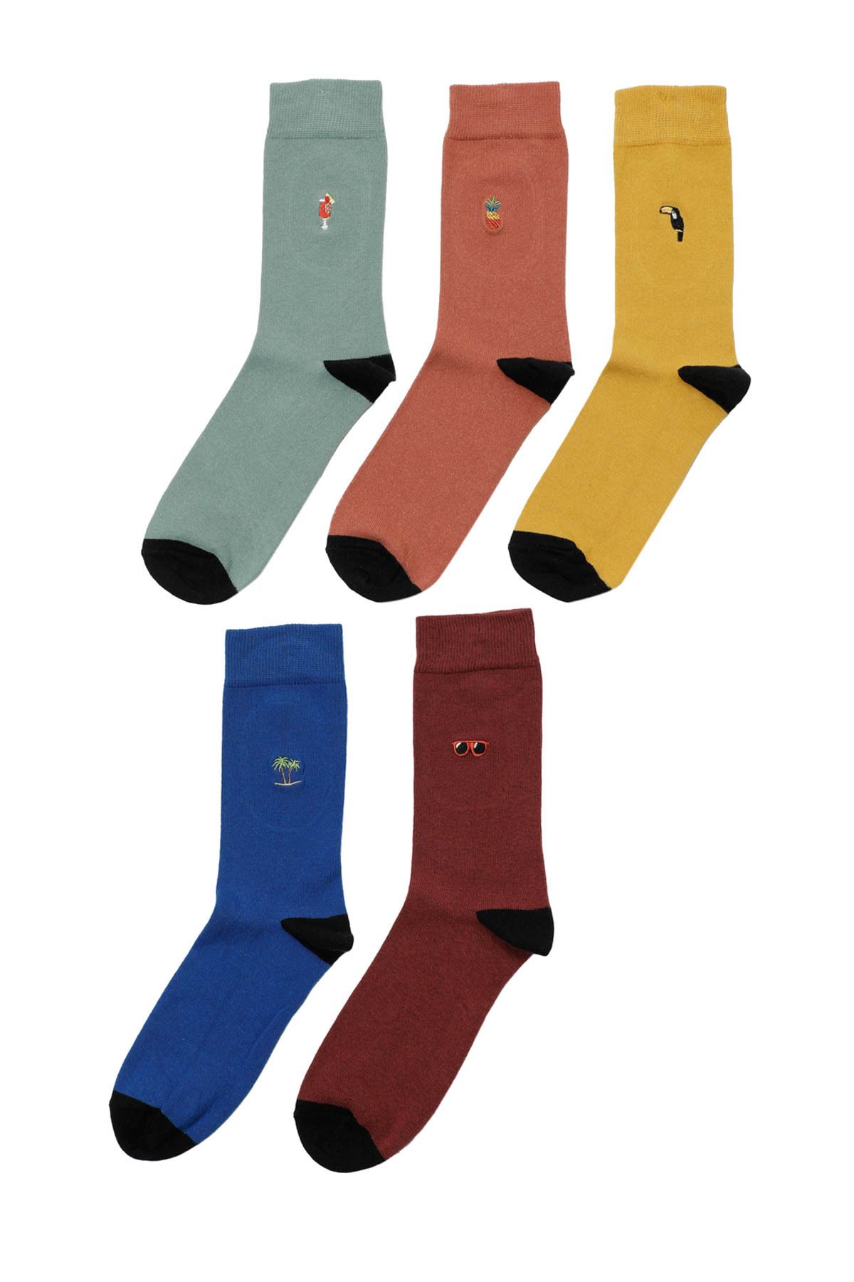Polaris TROPIC 5 LI SKT-M 4FX Çok Renkli Erkek Soket Çorap