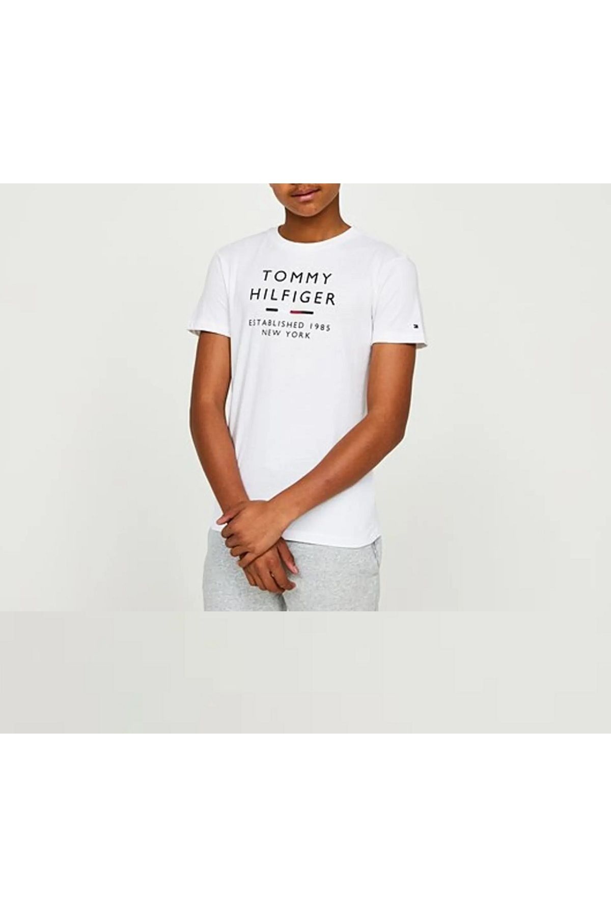 Tommy *New York Pamuklu Yuvarlak Yaka T-Shirt