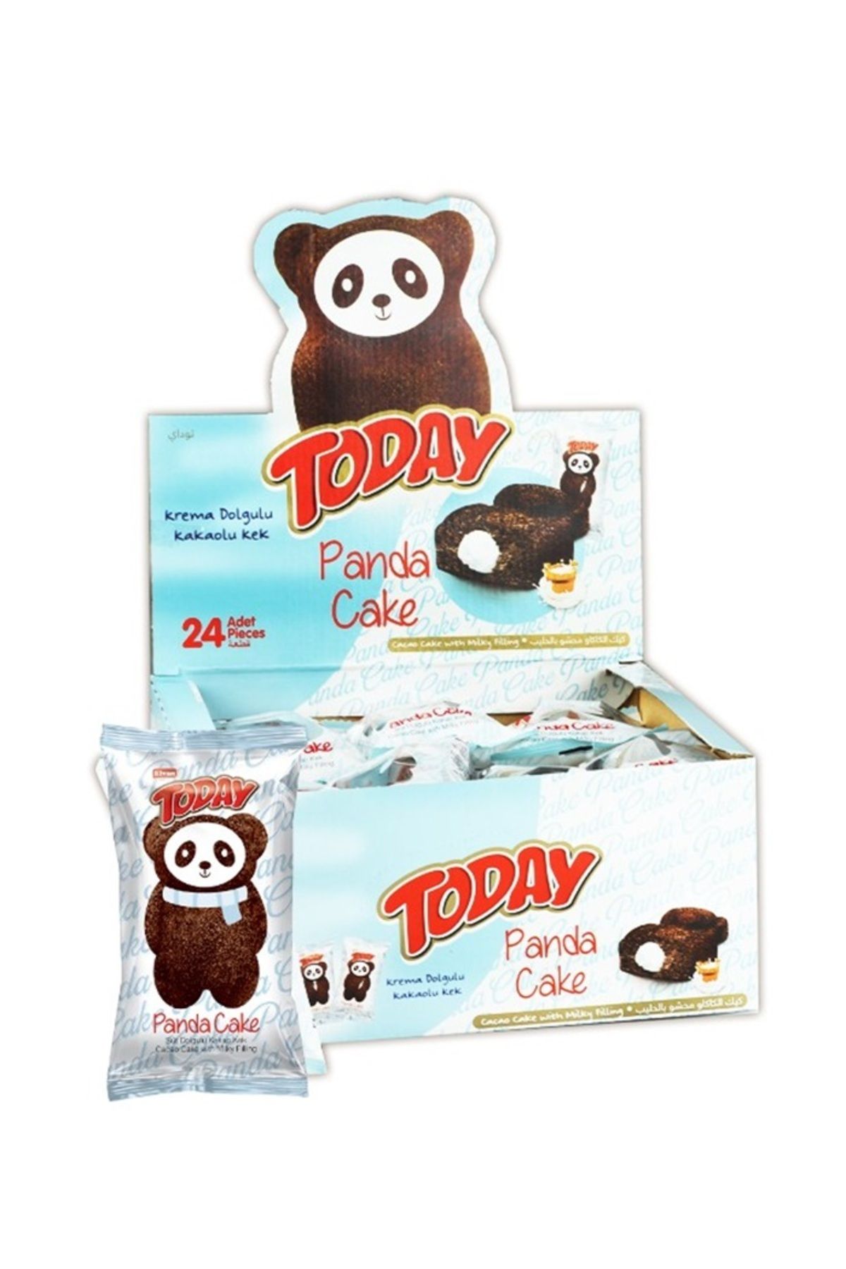 Elvan Today Panda Kek 40 Gr. 24 adet ( 1 Kutu )