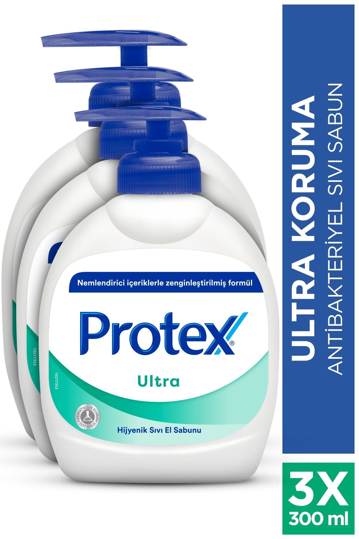 Protex Ultra Uzun Süreli Koruma Sıvı Sabun 3 x 300 ml