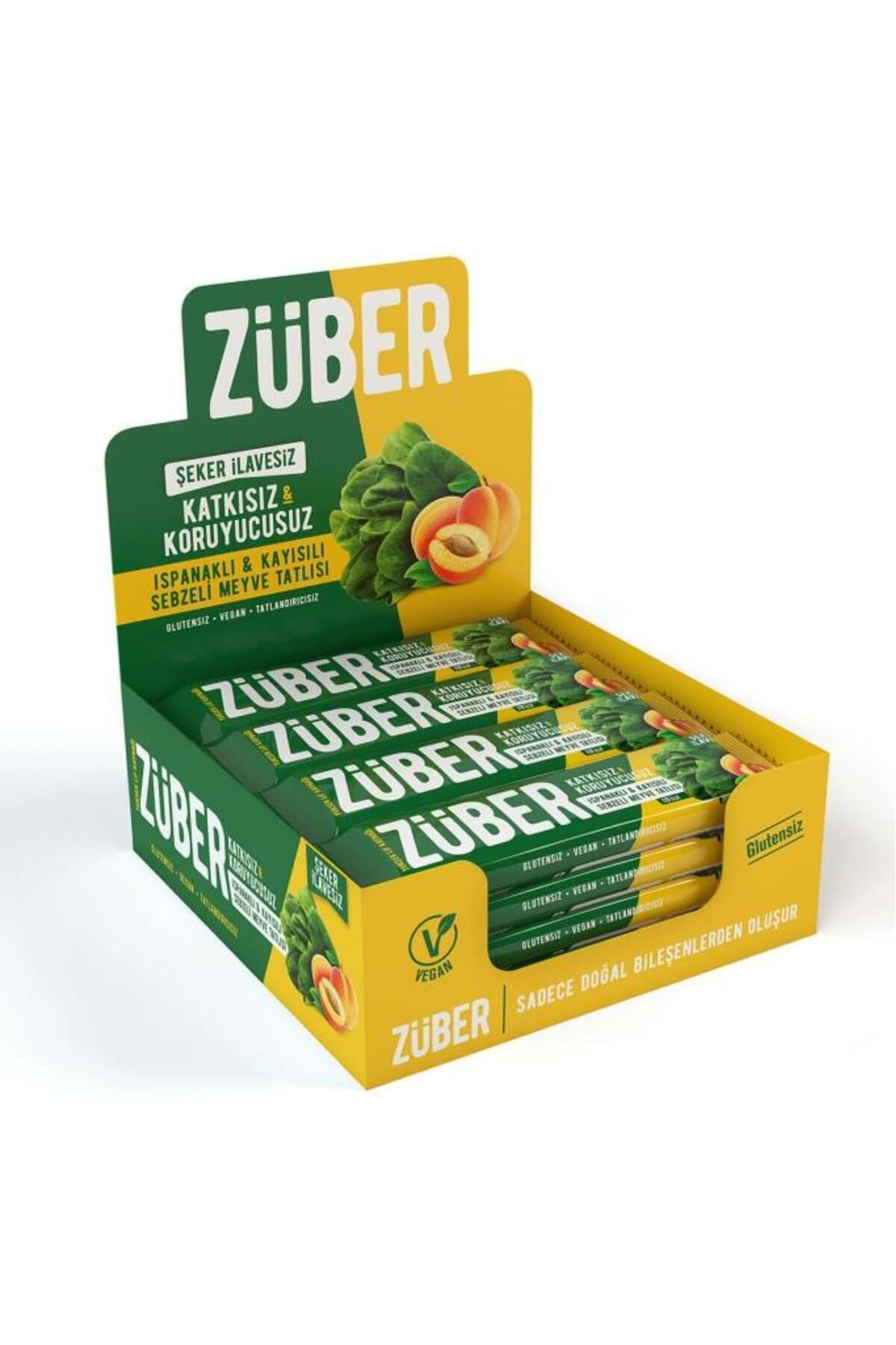 Züber Ispanaklı Ve Kayısılı Sebzeli Meyve Tatlısı - 35 Gr X 12 Adet