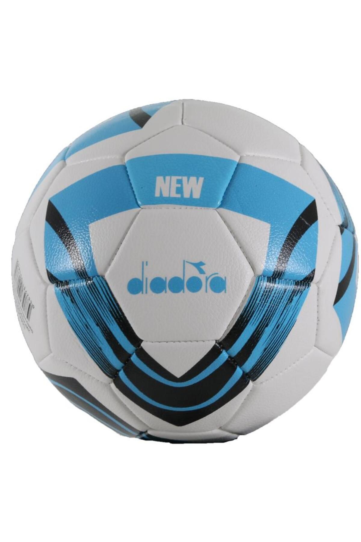 Diadora New Futbol Topu Beyaz - Siyah - Mavi No 4