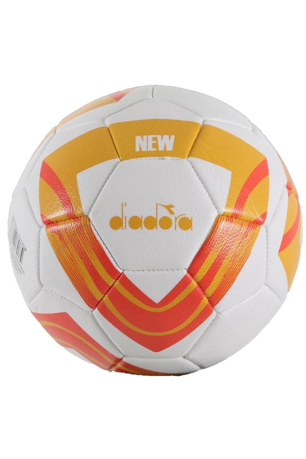 Diadora New Futbol Topu Beyaz - Turuncu - Siyah No 4