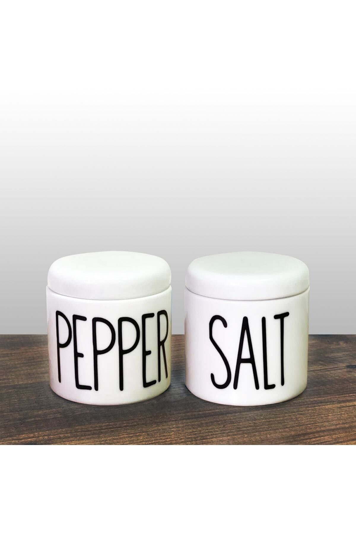 BLS Home 2 Parça Porselen Pepper, Salt Set 375cc