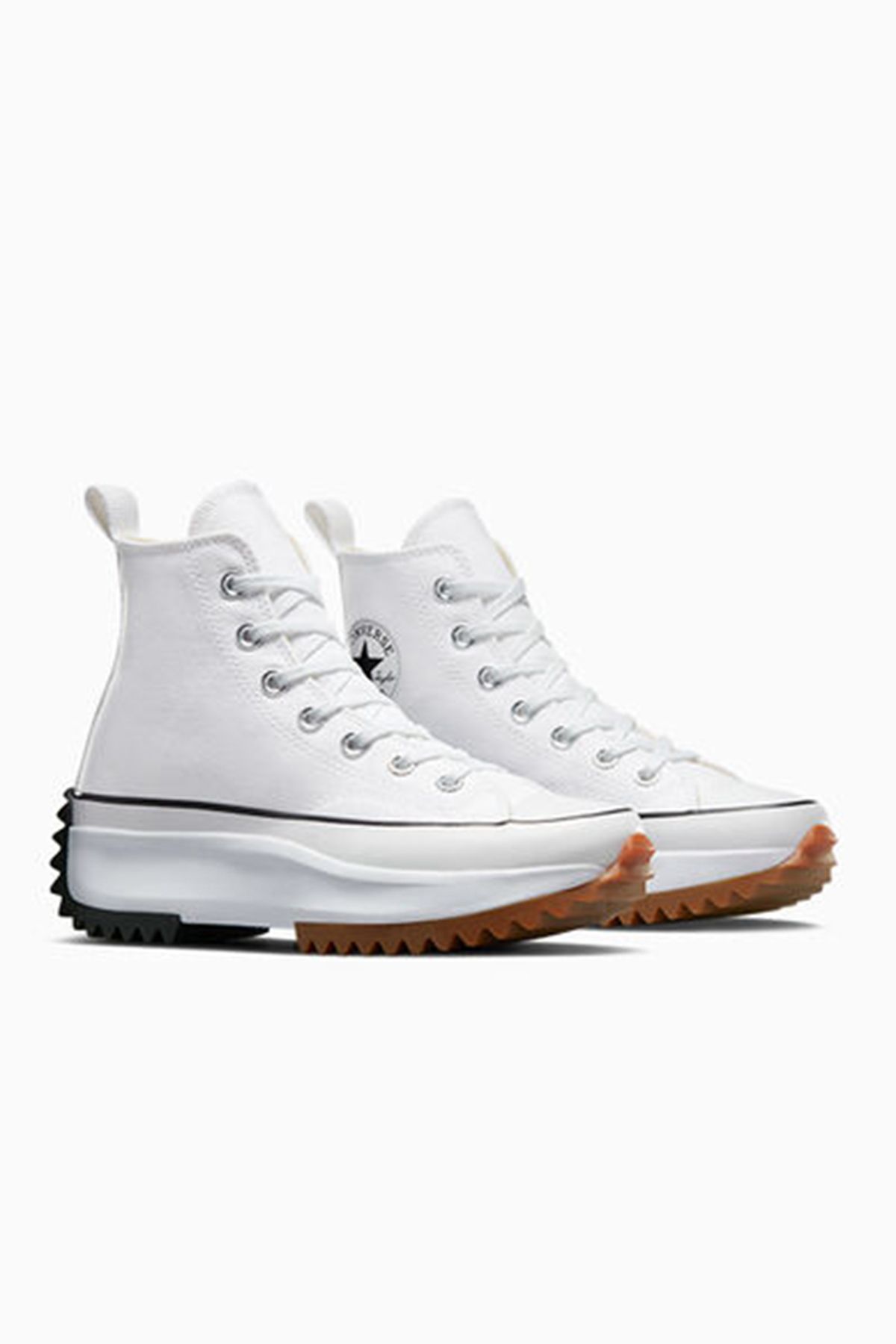 Converse Kadın Sneaker 166799c Run Star Hıke Canvas Platform Beyaz/sıyah Kanvas