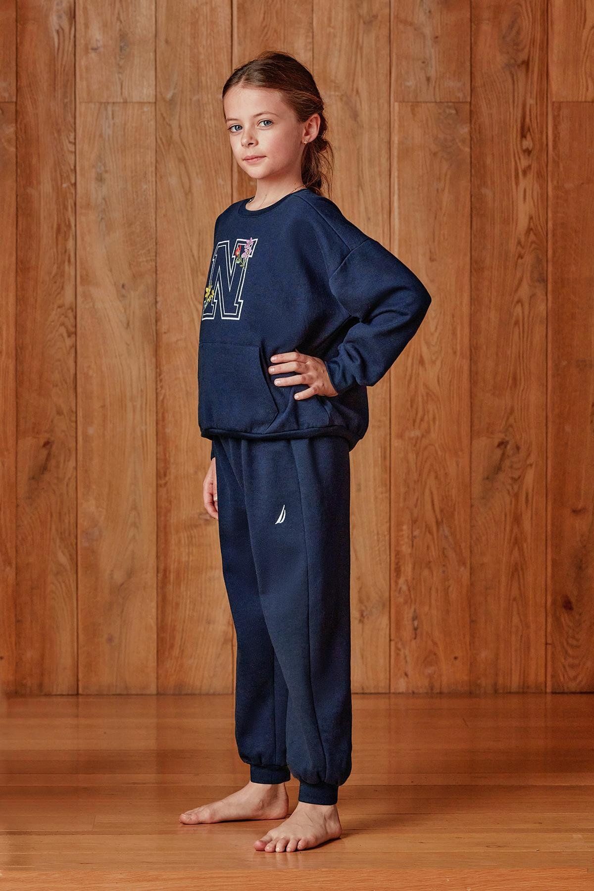 Nautica Comfort feel kız çocuk pijama takımı- G626