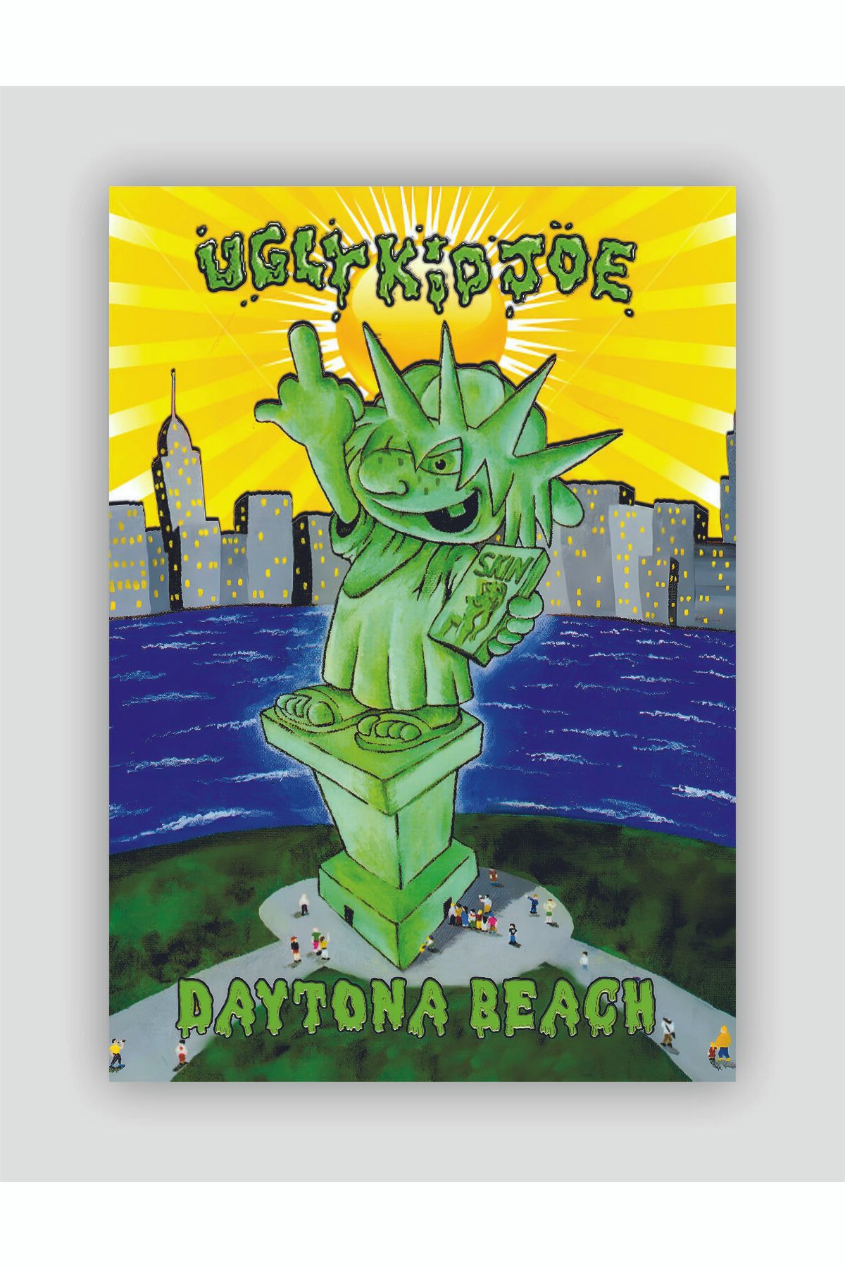 Genel Markalar Agly Kid Joe Daytona Beach Vintage Duvar Posteri - Duvar Dekoru - Kalın Kağıt - Çerçevesiz