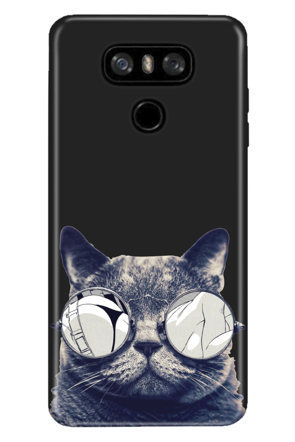 LG G6 Uyumlu Kılıf Desenli Baskılı Silikon Cix Kedi