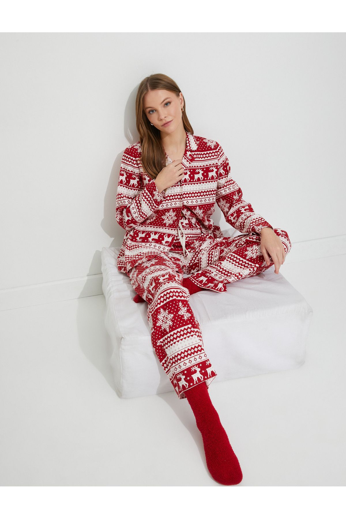 Koton Yılbaşı Temalı Pijama Altı