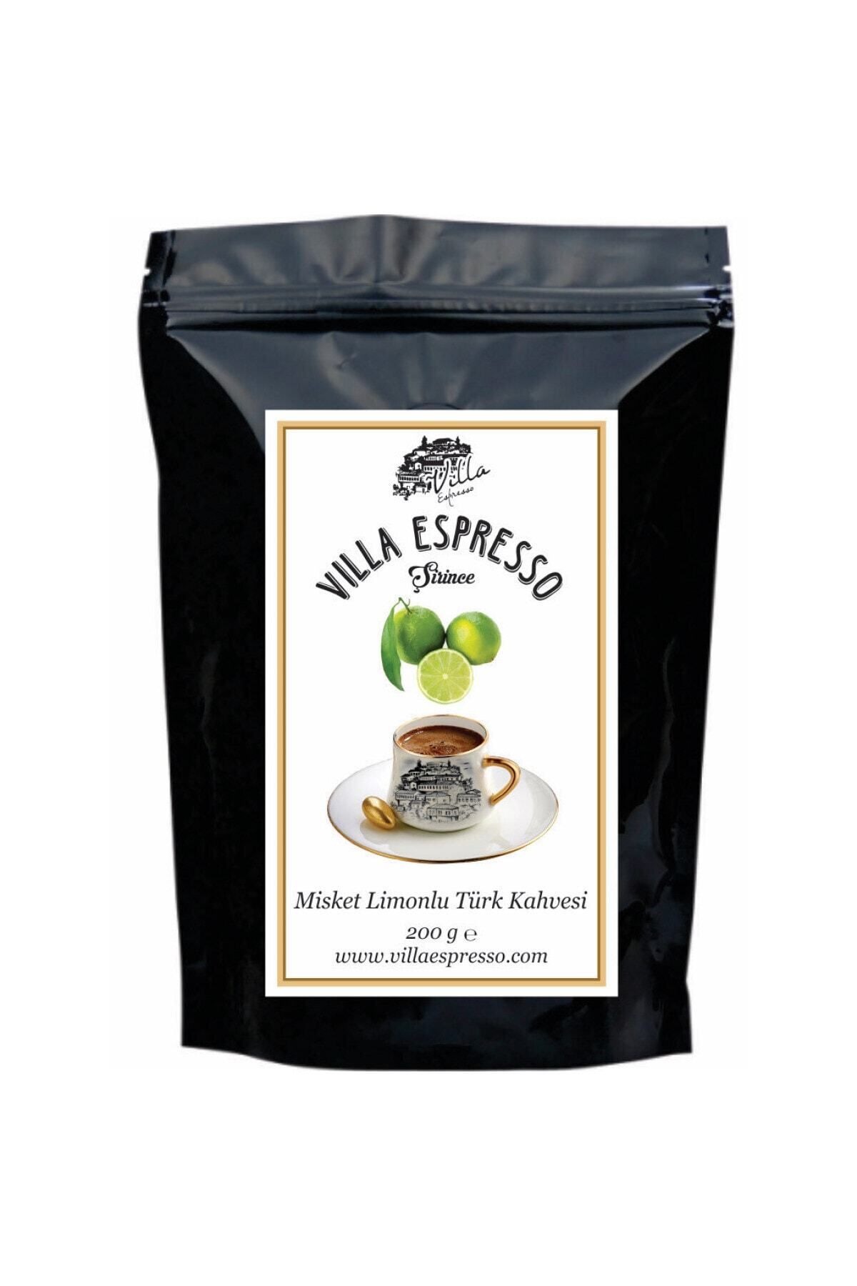 Villa Espresso Misket Limon Aromalı Türk Kahvesi 200 gr