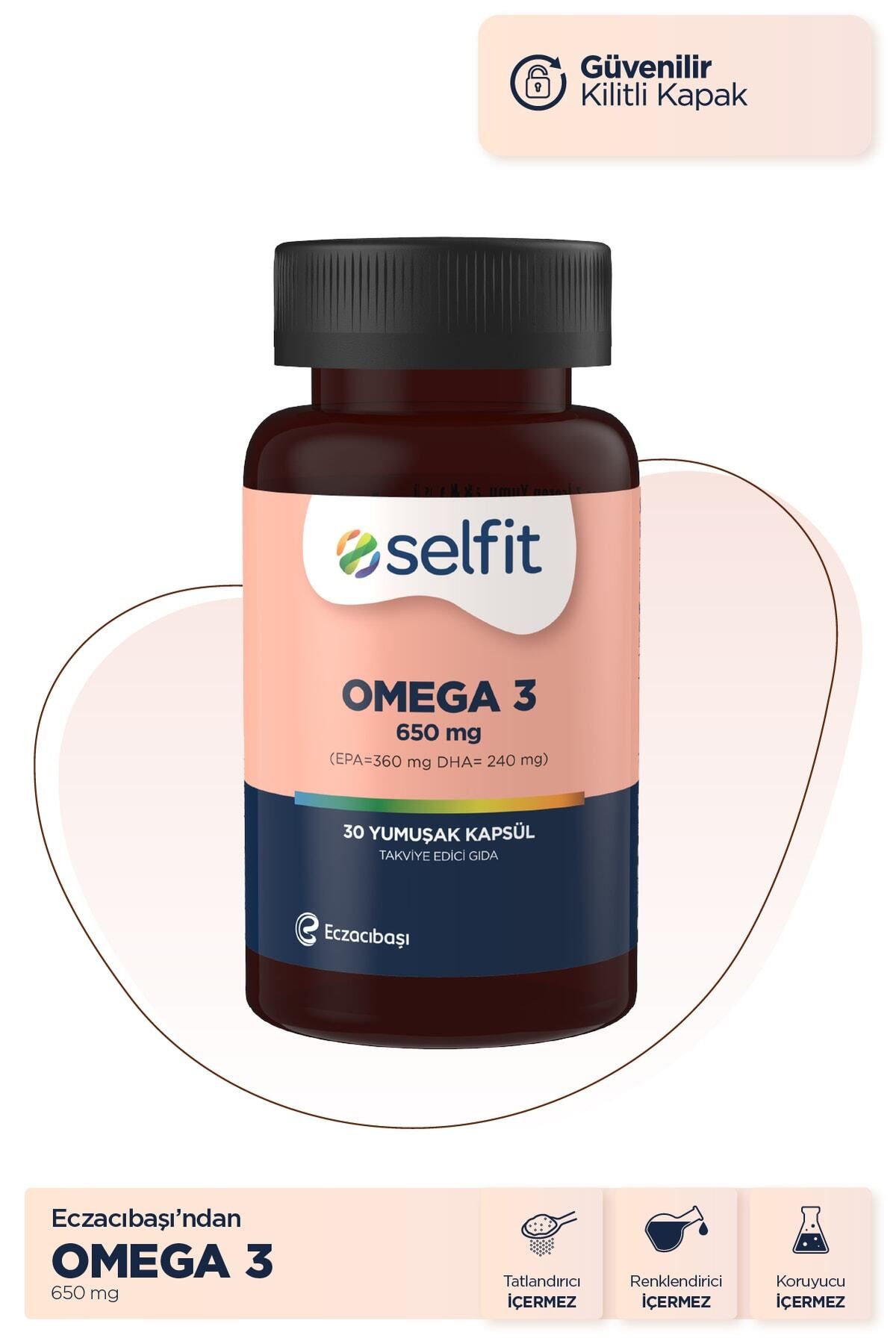 Selfit Omega 3 650 Mg 30 Yumuşak Kapsül