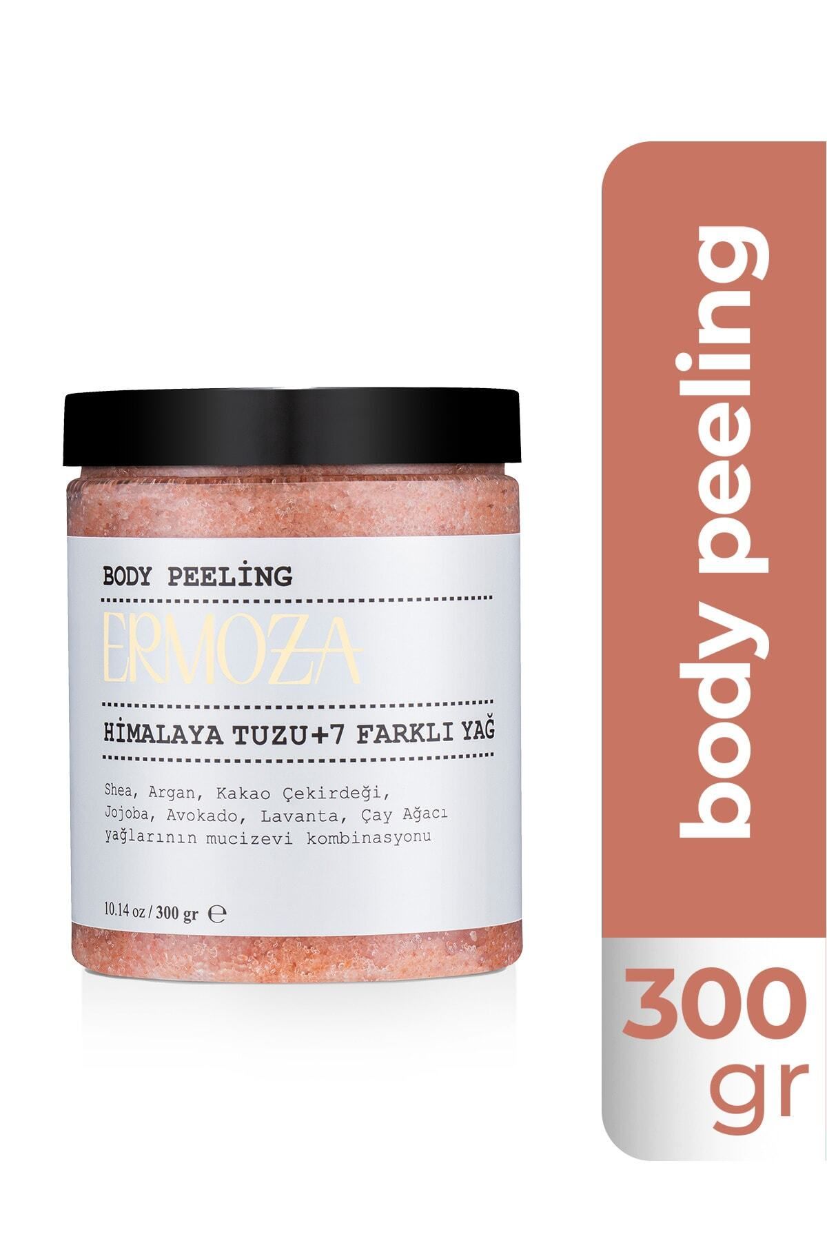 Ermoza Kozmetik Body Peeling Himalaya Tuzu - Hyaluronik Asit Ve 7 Farklı Yağ