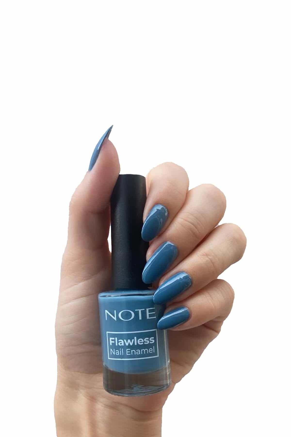 Note Cosmetics Nail Flawless Oje 42 Blue Jean - Mavi