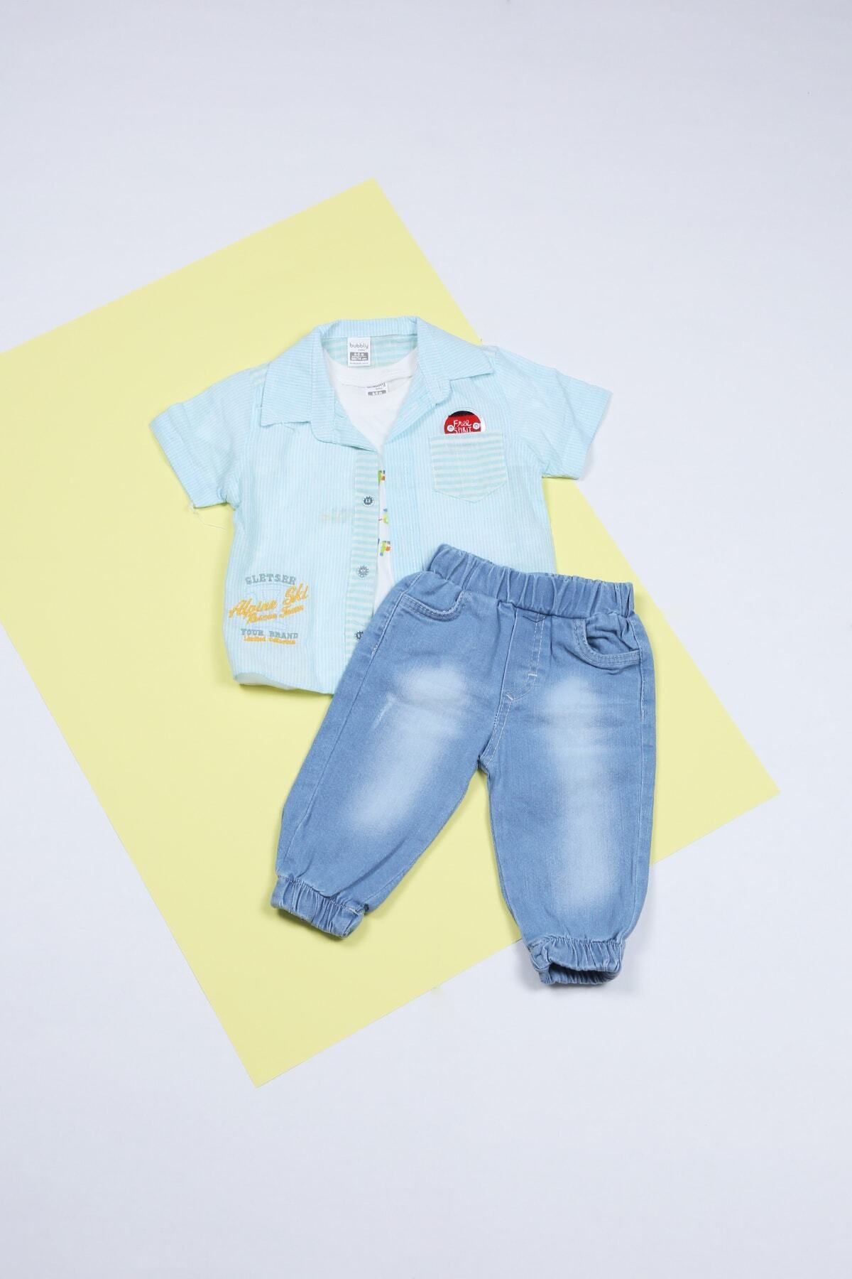 Junico Bebek - Çocuk Gömlekli Takım