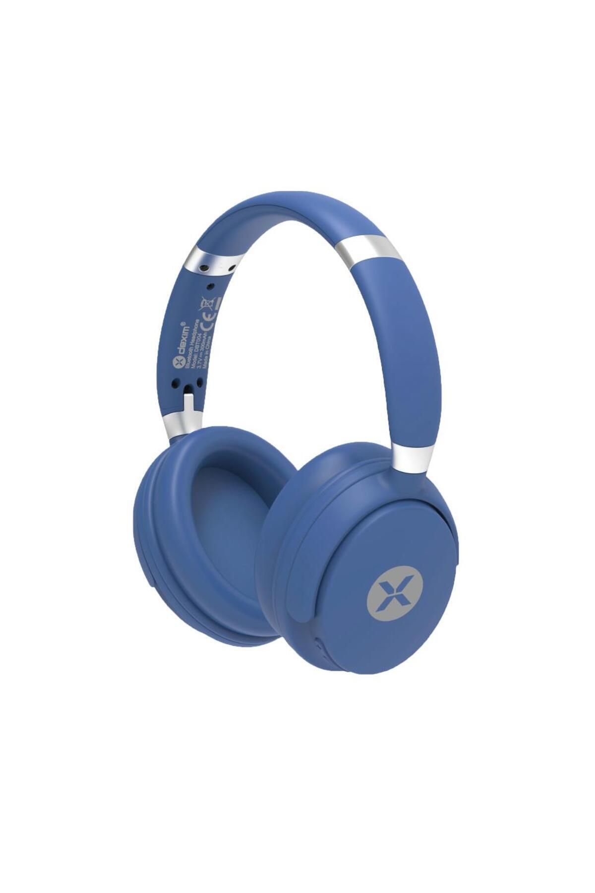 Dexim Sc-301 Bluetooth 5.3 Kablosuz Kafaüstü Kulaklık Mavi/gümüş