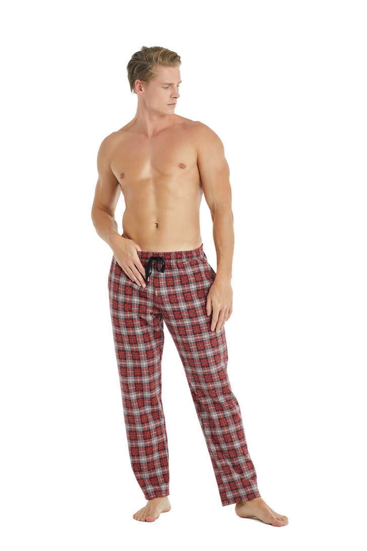 Blackspade Kırmızı Melanj Erkek Pijama Alt 30986