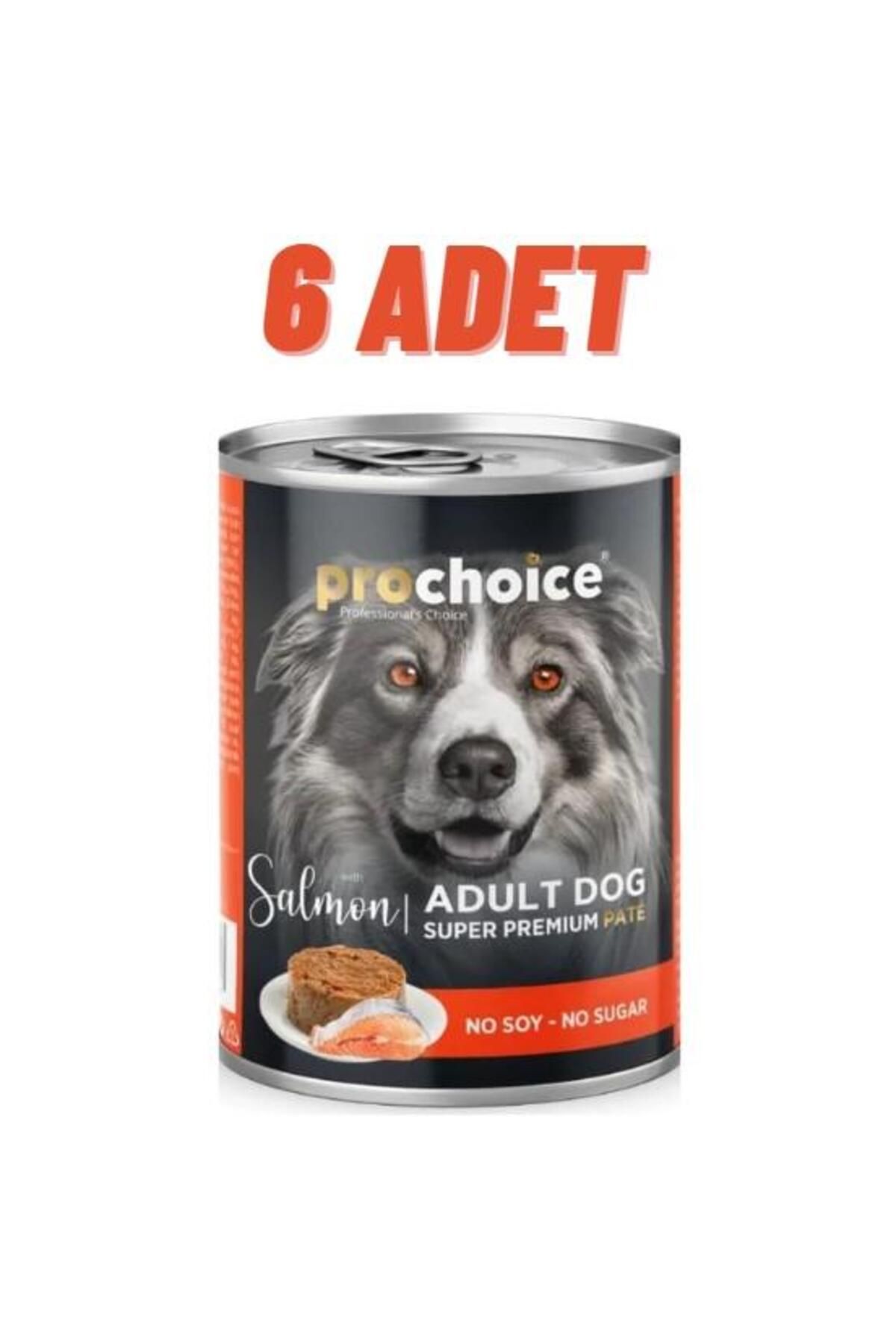 Pro Choice Adult Dog Salmon Pate Köpek Konservesi 6x400 gr