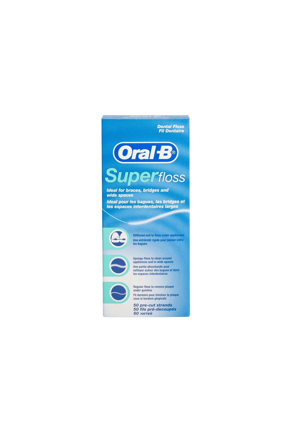 Oral-B Diş Ipi Super Floss 50 Adet