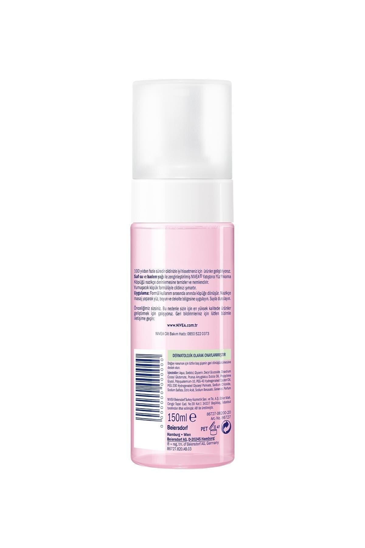 Yüz Temizleyici Yıkama Köpüğü 150ml,kuru Ciltler, Doğal Badem Yağı_2