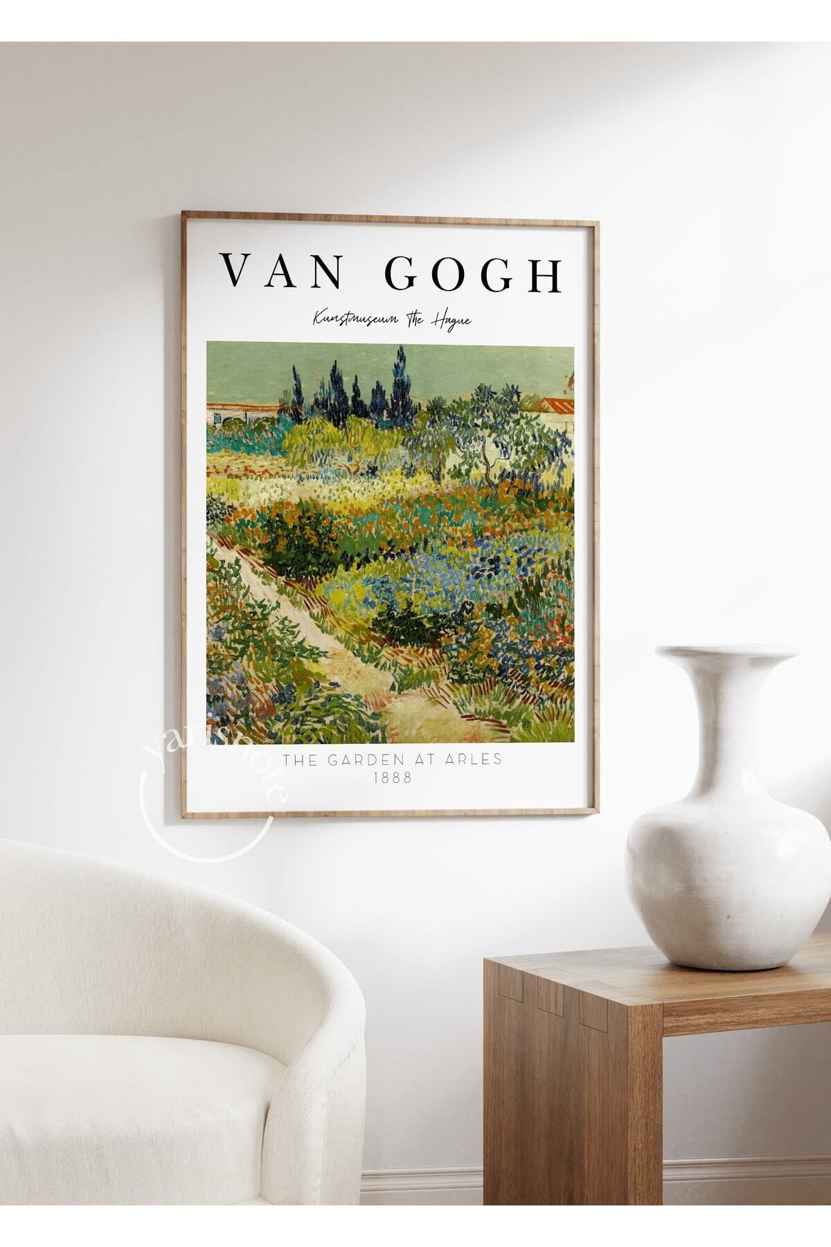 Yaris Note Van Gogh Çerçevesiz Poster Duvar Tablosu Poster Modern Tablo Dekoratif Çerçevesiz Tablo