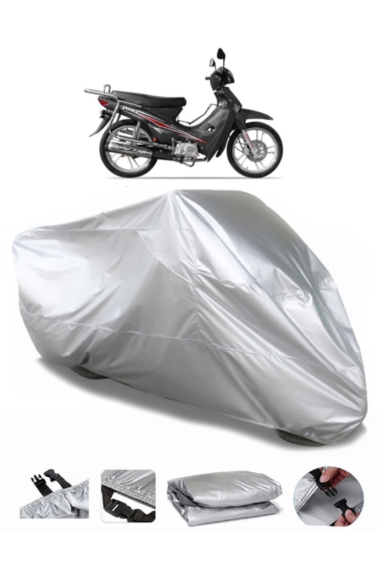 CoverPlus Yuki Gusto 50 Motorcycle Cover Outdoor Uv Protector Rain Covers