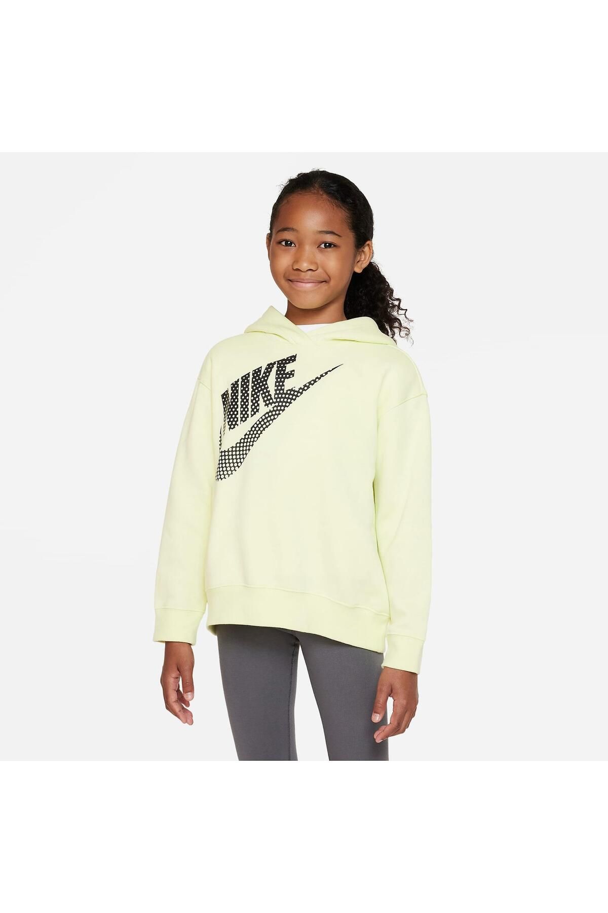 Nike Sportswear Çocuk Yeşil Sweatshirt DZ4620-335