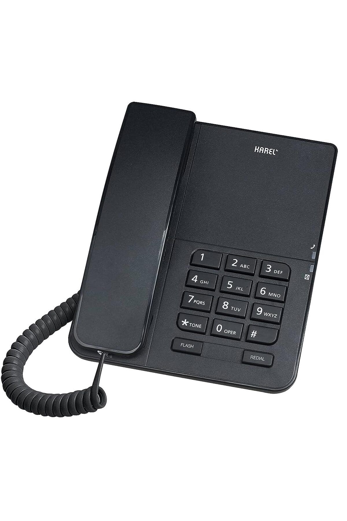 KAREL MASA TELEFONU SİYAH KAREL TM-140