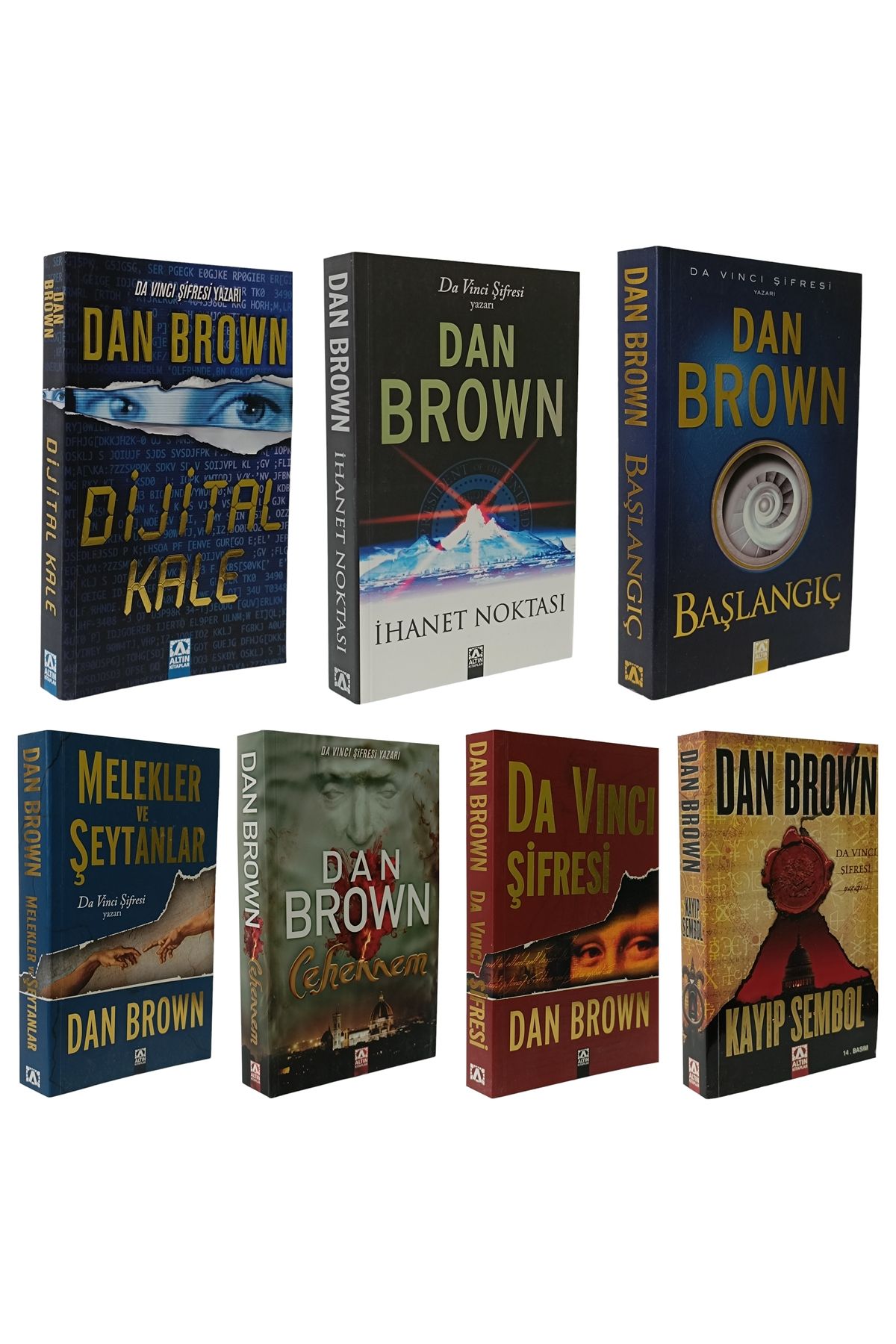 Altın Kitaplar Dan Brown 7 Kitap Takım