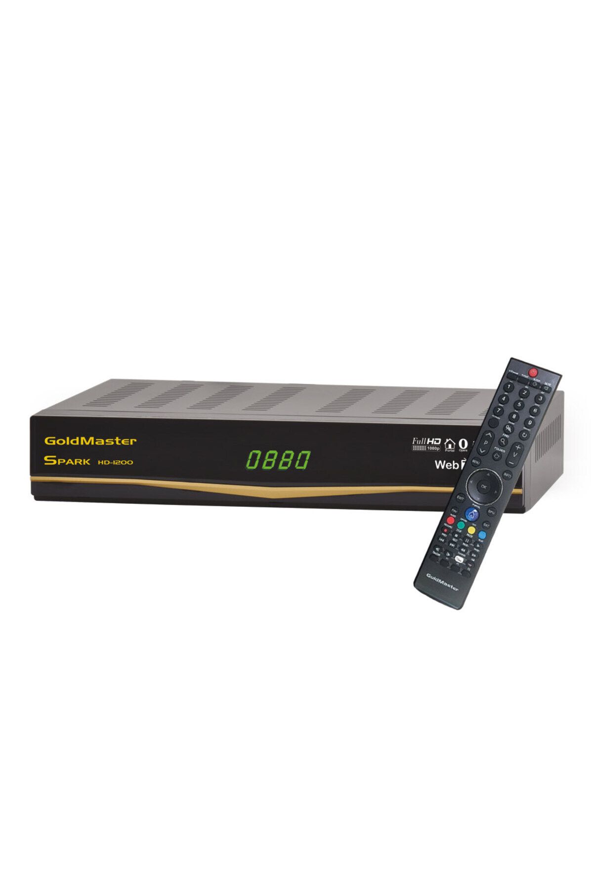 GoldMaster Spark HD-1200 HDMI Çıkışlı Tüplü TV Uyumlu Scart Dijital HD PVR Kayıt Uydu Alıcısı