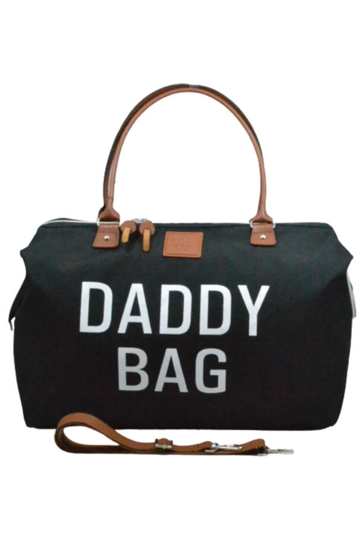 Babysi Daddy Bag Exclusive Siyah Tasarım Father Baby Mommy Bebek Bakım ve Erkek Çantası