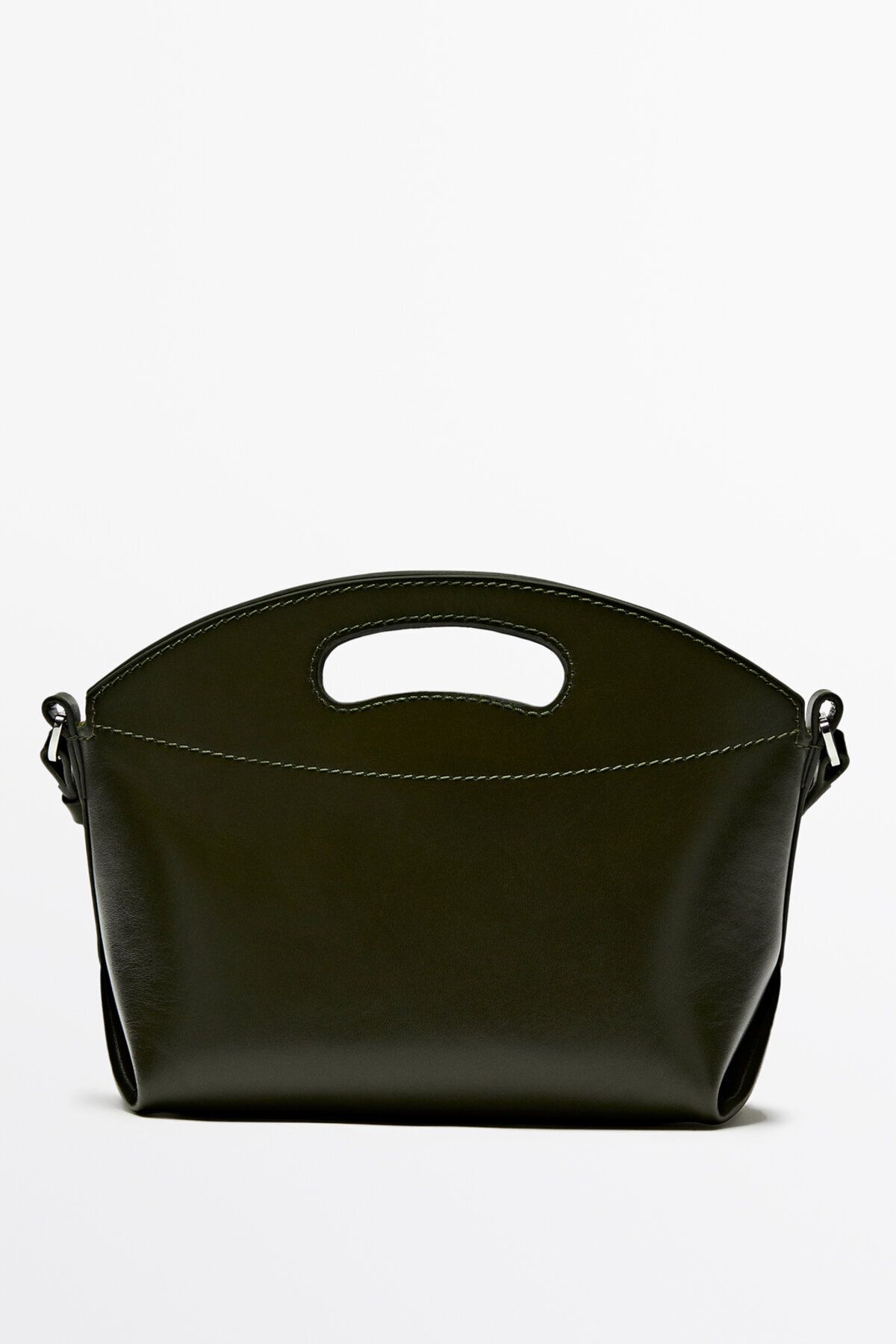 Massimo Dutti Napa deri mini çapraz askılı çanta