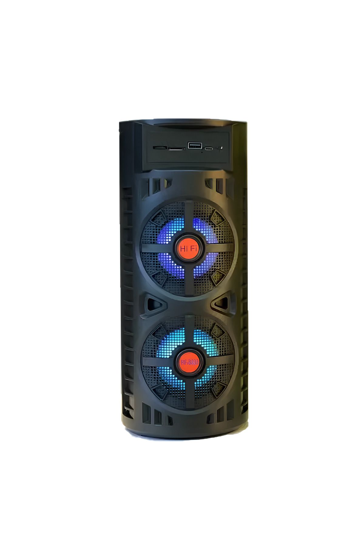 Platoon 3 İnç 2x Speaker Hi-Fi Parti Işıklı Bluetooth Hoparlör