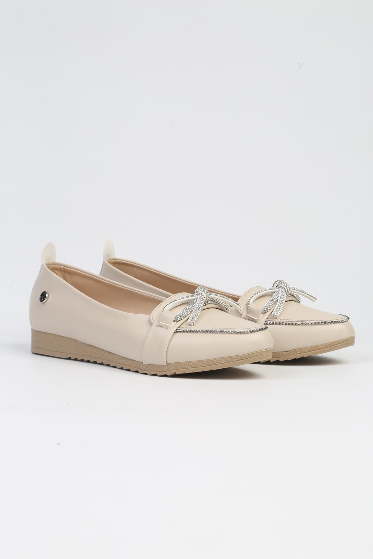 Pierre Cardin ® | PC-53018- 3962 Bej-Kadın Günlük Ayakkabı