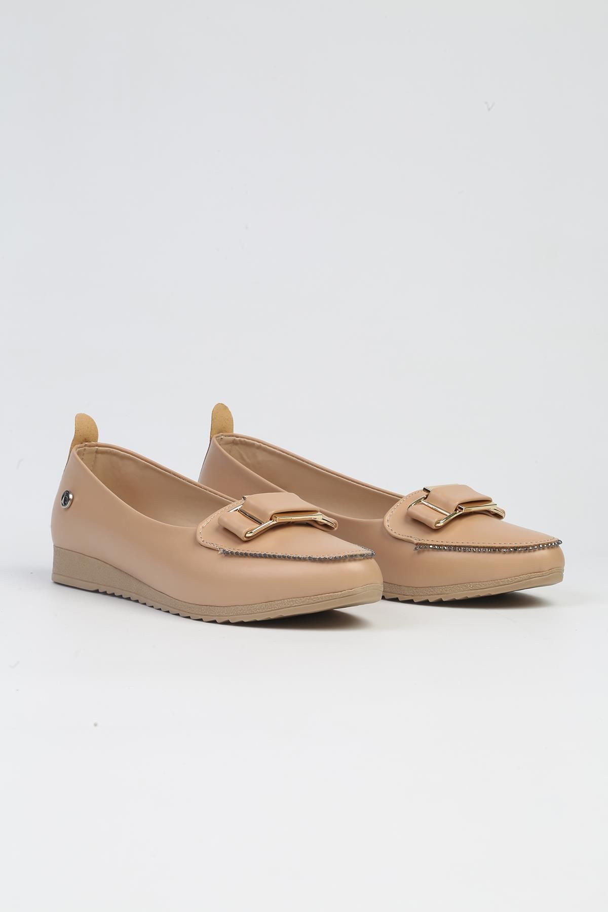 Pierre Cardin ® | PC-53020- 3962 Krem-Kadın Günlük Ayakkabı