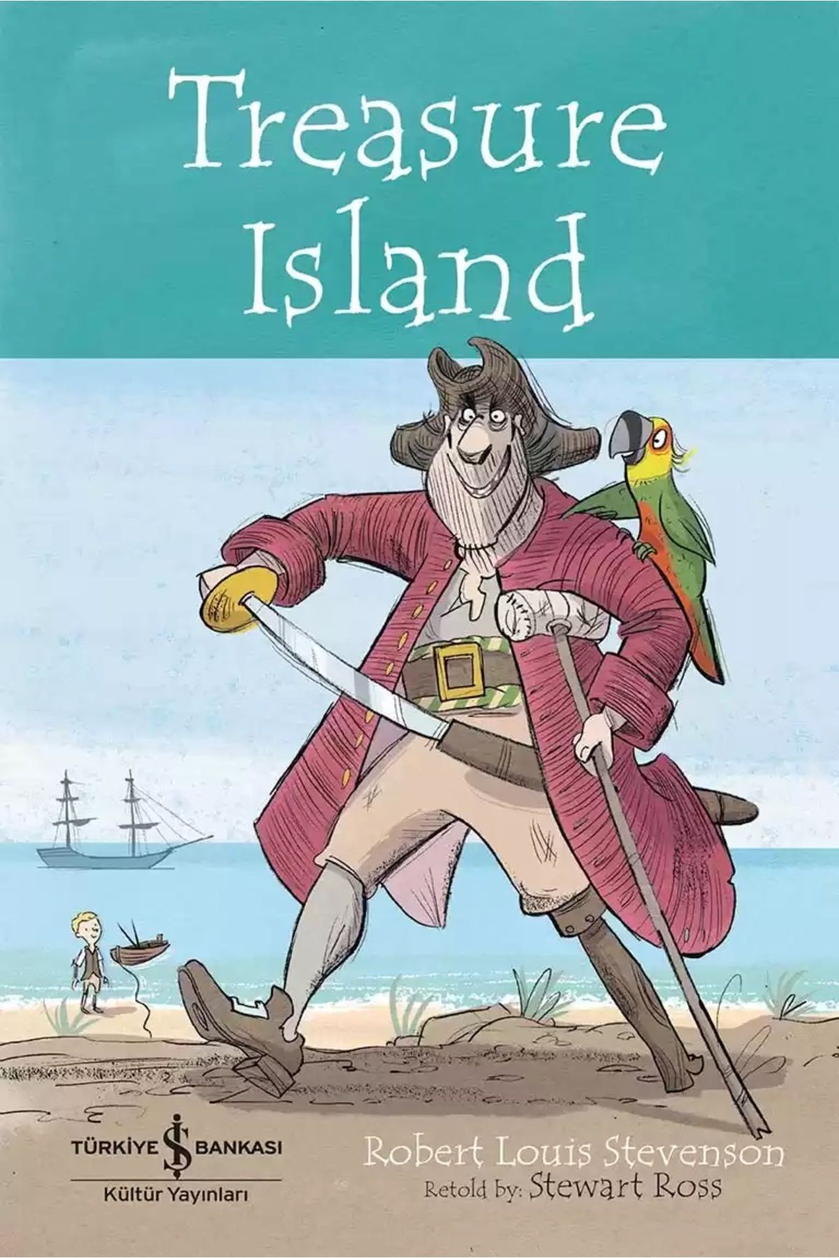 Türkiye İş Bankası Kültür Yayınları Treasure Island - İngilizce Çocuk Okuma Kitabı