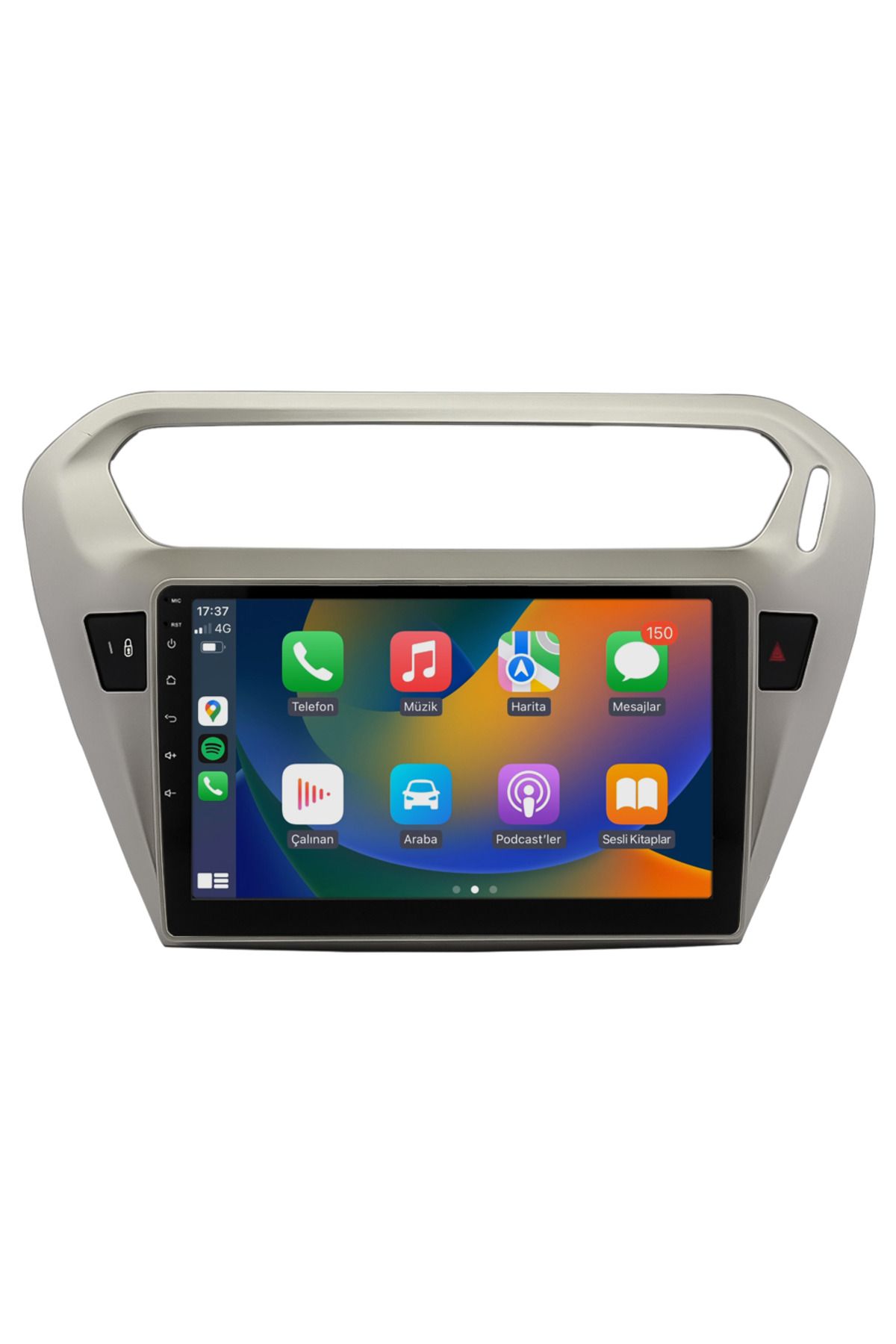EXVOL Citroenc Elyesee Multimedya 9inc Carplay 2gb/32gb Hd Ips Ekran Android 12 Sürüm Park Kamerası Hediye