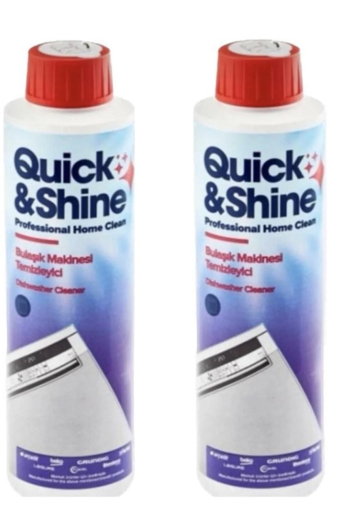 Quick&Shine Bulaşık Makinesi Temizleme Sıvısı 200 Ml X2 Adet