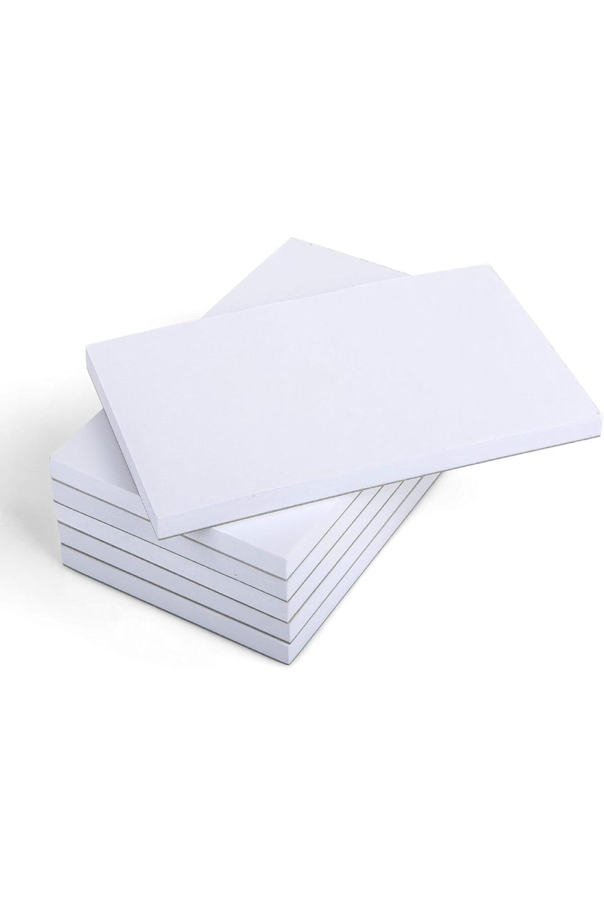 Reversell Tutkallı Not Kağıdı 50'lik 5'li Paket - 10x15cm - Çizgisiz - Beyaz - Tutkal Cilt - Çok Amaçlı